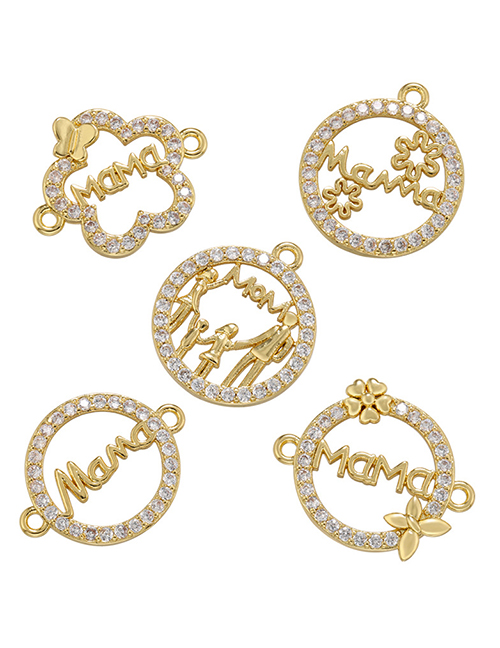 Fashion Vs521 White Gold Color Copper Inlaid Zirconium Mamadiy Jewelry Accessories