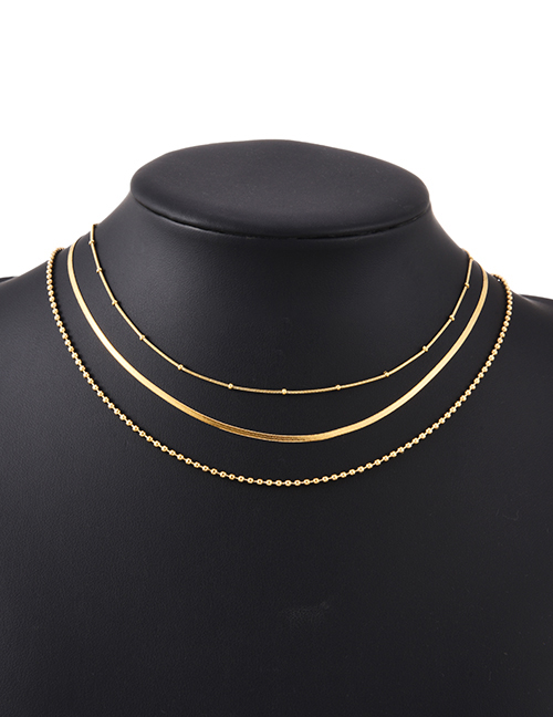 Fashion Gold Alloy Geometric Necklace Accessories