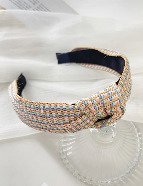 Fashion Color Fabric Braided Knotted Headband