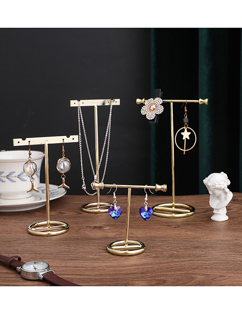 Fashion Big + Small Set Wrought Iron Geometric Jewelry Display Stand