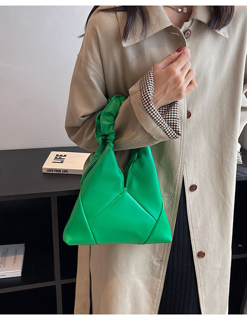 Fashion Khaki Pu Soft Leather Large Capacity Handbag