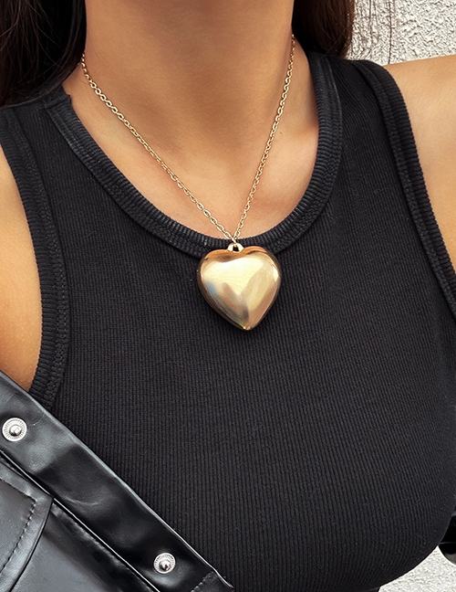 Fashion 1# Metal Love Y-shaped Necklace