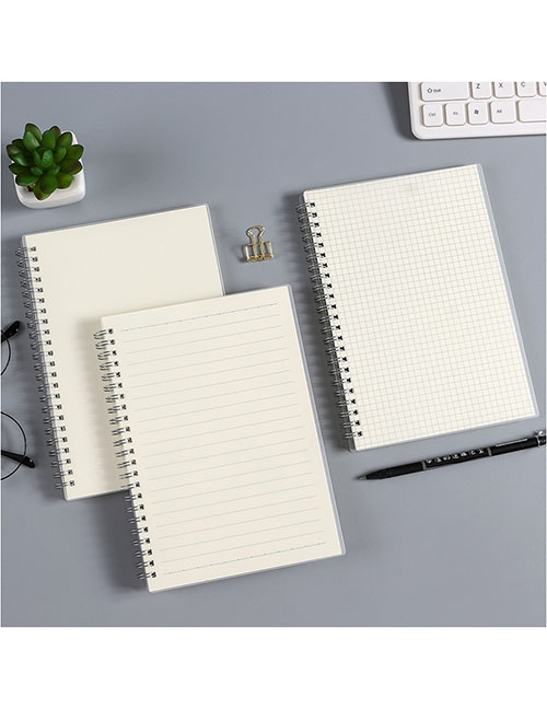Fashion B5pp Coil Book (grid) Frosted Rollover Mesh Coil Book