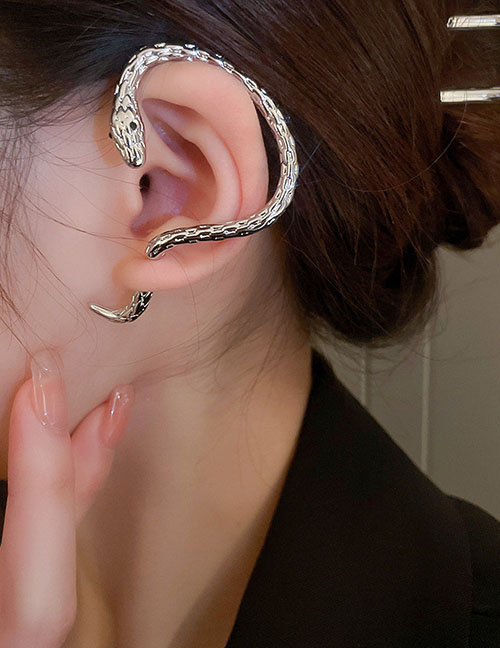 Fashion Earhook - Silver (single) Butterfly Liquid Metal Ear Cuffs