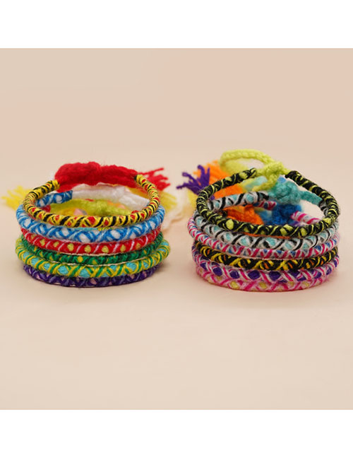 Fashion 1# Knitted Wool Bracelet 