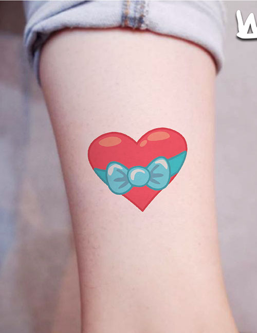 Fashion 8# Cartoon Love Show Love Tattoo Sticker