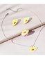 Fashion Hat Hat Resin Necklace Earrings Childrens Set