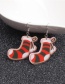 Fashion Sock Christmas Acrylic Socks Earrings