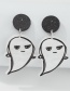 Fashion Ghost Halloween Graffiti Ghost Ear Studs