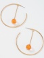 Fashion Gold Color Alloy C Type Ear Ring