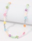 Fashion Color (random) Colorful Rice Beads Beaded Flower Necklace