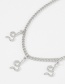 Fashion White K Alloy Snake Necklace