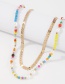 Fashion Color (color Random) Wheat Ear Rice Beads Double Beaded Necklace