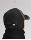 Fashion 115-x Standard Black Ear Protectors-black Woolen Labeled Baseball Cap