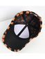 Fashion Black Checkerboard Plush Baseball Cap