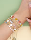 Fashion Package Price Zz-s210015 Geometric Glass Flower Pentagram Alphabet Beaded Bracelet