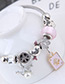 Fashion Silver Color+pink Crown Shape Decorated Bracelet