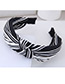 Fashion Black+white Stripe Pattern Design Simple Hair Hoop