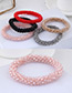 Fashion Red Pure Color Decorated Hair Band