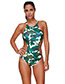 Sexy Green Hollow Out  Decorated Swimwear