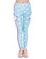 Fashion Blue Star Pattern Decorated Trousers