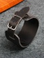 Fashion Black Wolf Pattern Decorated Bracelet