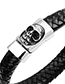 Fashion Black Skull Shape Decorated Bracelet