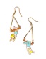 Fashion Gold Color Bowknot Shape Decortaed Earrings