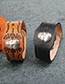 Fashion Brown Skull Pattern Decorated Bracelet