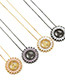 Fashion Black+white Hollow Out Design Necklace