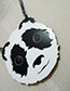 Fashion Black Color Matching Decorated Necklace