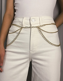 Fashion Gold Tassel Chain Waist Chain
