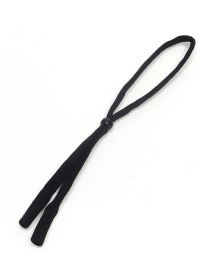 Fashion Black High Elastic Round Rope Anti-skid Glasses Chain