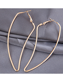 Fashion Gold Color Small Pepper Line Alloy Hollow Earrings
