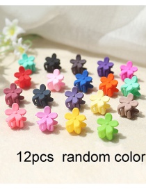 Fashion 12 Mixed Colors Small Catch Clip Female Small Childrens Fringe Clip Candy Hair Catch Clip