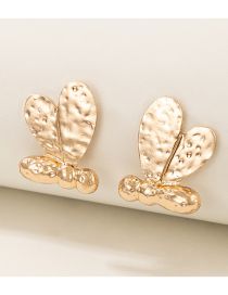 Fashion Gold Color Alloy Bee Stud Earrings