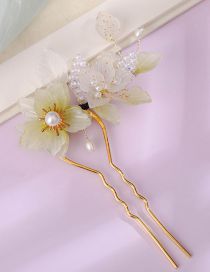 Fashion Gold Glass Flower Weaving Step