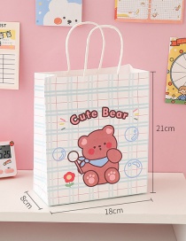 Fashion Bubble Bear Girl Print Gift Bag