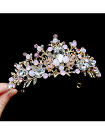 Fashion 17#starlight Crown Children's Diamond And Pearl Geometric Crown