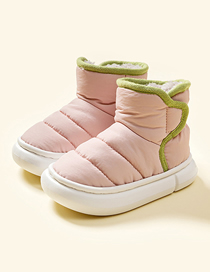 Fashion Pink Children's Down Platform Snow Boots