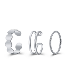 Fashion 5474102 Alloy Geometric Open Ring Set