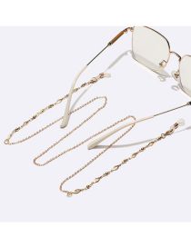 Fashion Gold Metal Diamond Chain Glasses Chain