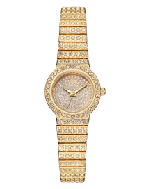 Fashion Gold Color Diamond Gypsophila Watch