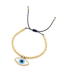Fashion 13# Bead Woven Eye Bracelet