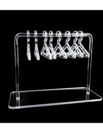 Fashion Transparent Acrylic Hanger Suspension Display Rack