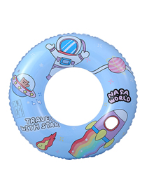 Fashion Astronomical Swimming Ring 90#(260g) Suitable For Adults Pvc Cartoon Printed Swimming Ring
