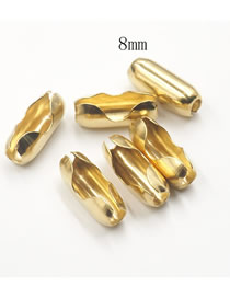 Fashion Vacuum Gold 8mm Special Waist Buckle (5 Pieces) Stainless Steel Gold-plated Geometric Waist Buckle Accessories