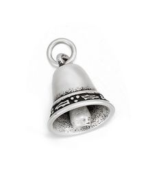 Fashion Ancient Silver Smear Titanium Steel Geometric Bell Diy Jewelry Accessories