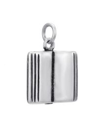 Fashion Ancient Silver Smear Titanium Steel Geometric Diy Jewelry Accessories