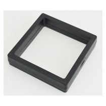 Fashion Black Transparent Film Gift Box Metal Square Transparent Film Packaging Box